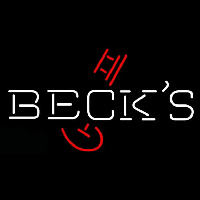 Becks Classic Key Logo Beer Sign Neon Sign