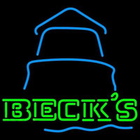 Becks Day Light House Beer Sign Neon Sign