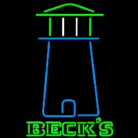 Becks Light House Art Beer Sign Neon Sign