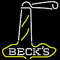 Becks Light House Beer Neon Sign