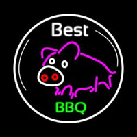 Best BBQ Pig Neon Sign