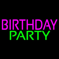 Birthday Party 4 Neon Sign