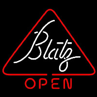 Blatz Open Neon Sign