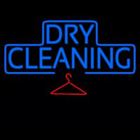 Block Dry Cleaning Neon Sign