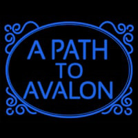 Blue A Path To Avalon Neon Sign