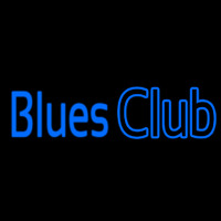 Blue Blues Club Neon Sign