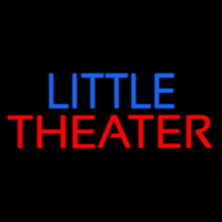 Blue Little Red Theater Neon Sign