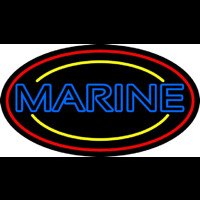 Blue Marine Neon Sign