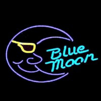 Blue Moon Neon Sign