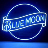 Blue Moon Lager Neon Sign