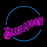 Blue Moon Pink Beer Sign Neon Sign