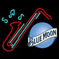 Blue Moon Sexaphone Beer Neon Sign