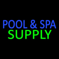 Blue Pool And Spa Green Supply Neon Sign