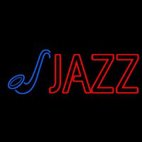 Blue Sa ophone Red Jazz Block 2 Neon Sign