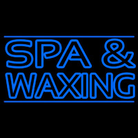 Blue Spa And Wa ing Neon Sign