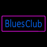 Blues Club Pink Border Neon Sign