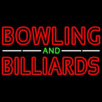 Bowling And Billiards Neon Sign