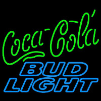 Bud Light Coca Cola Green Beer Sign Neon Sign