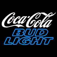 Bud Light Coca Cola White Beer Sign Neon Sign