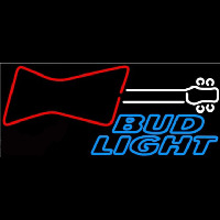 Bud Light Guitar Red White Beer Sign Neon Sign