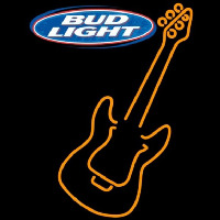 Bud Light Only Orange Guitar Beer Sign Neon Sign