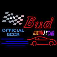 Bud NASCAR Official Neon Sign