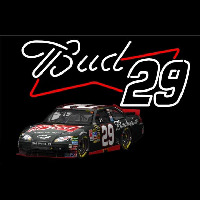 Bud Nascar 29 Neon Sign