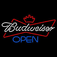 Budweiser Blue Open Neon Sign