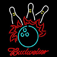 Budweiser Bowling Neon Sign
