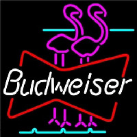 Budweiser Flamingo Neon Sign