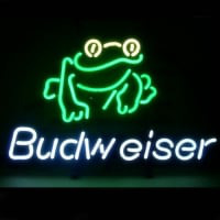 Budweiser Frog Neon Sign