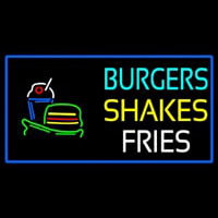 Burgers Shakes Fries Neon Sign