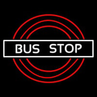 Bus Stop Border Neon Sign