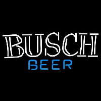 Busch Double Stroke Word Beer Sign Neon Sign