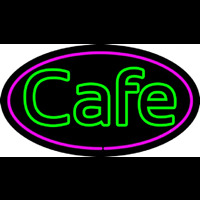 Cafe Oval Neon Sign