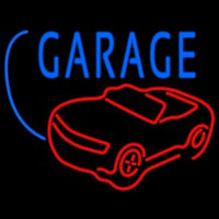 Car Logo Garage Block Neon Sign