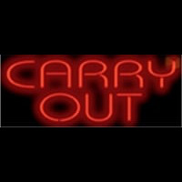 Carry Out Barbeque Neon Sign