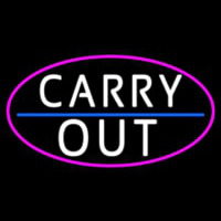 Carry Out Neon Sign