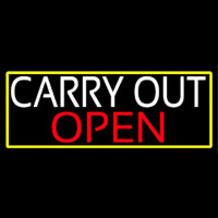 Carry Out Open Neon Sign