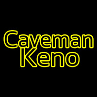 Caveman Keno Neon Sign