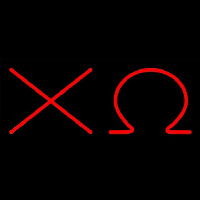 Chi Omega Neon Sign