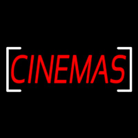 Cinemas Red Neon Sign