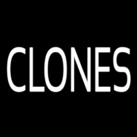 Clones Neon Sign
