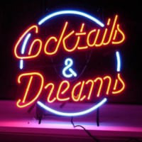 Cocktails And Dreams Neon Sign