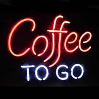 Coffee To Go Restaurant Neon Sign