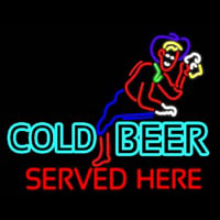 Cold Beer Served Here Real Neon Glass Tube Neon Sign