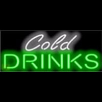 Cold Drinks Barbeque Neon Sign