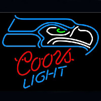 Coors Light Seattle Seahawks Neon Sign