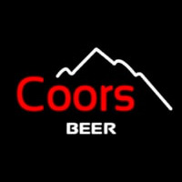 Coors Beer Mountain Neon Sign