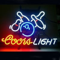 Coors Bowling Beer Neon Sign